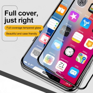 Ausgeglichenes Glas-Schirm-Schutz der vollen Abdeckungs-3D für Iphone XI / XI MAX 2019